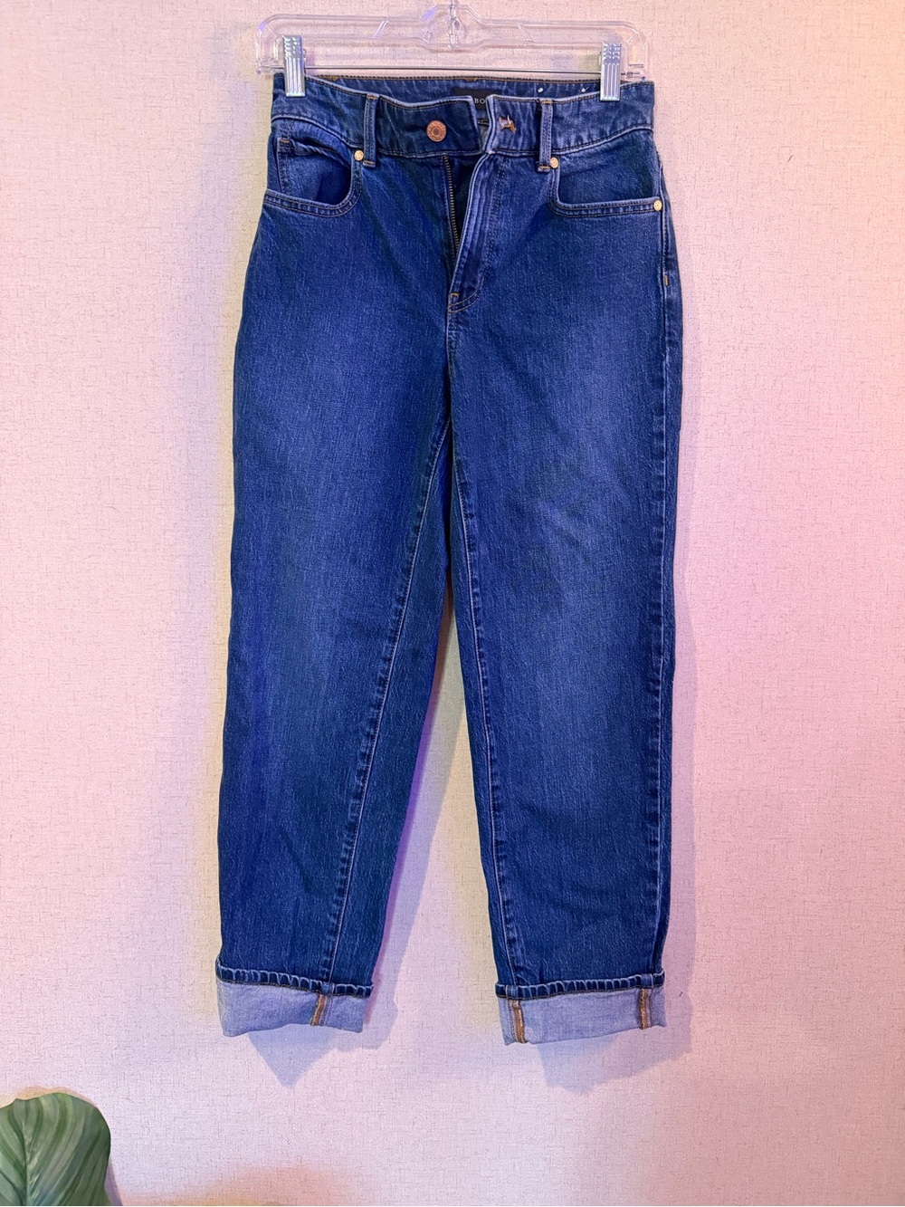 Talbots High Rise Straight Leg Denim Jeans Medium Wash